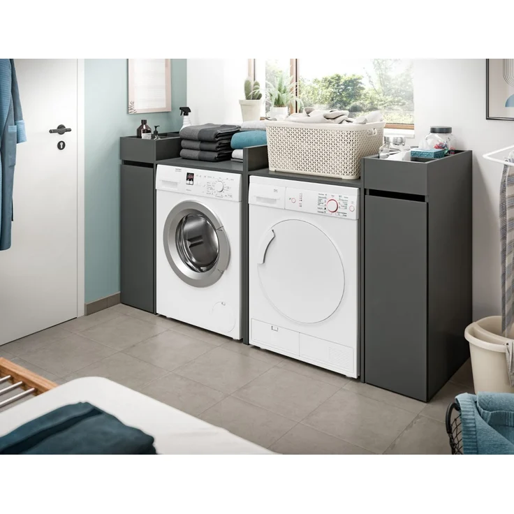 Waschmaschinenumbau Set Flexy in grau 190 x 101 cm – Bild 6