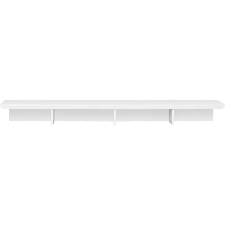 trendteam smart living Wohnzimmer TV-Aufsatz Schrank Wohnzimmerschrank Lowboard Baxter, 177 x 17 x 33 cm in Weiß Dekor im Landhausstil