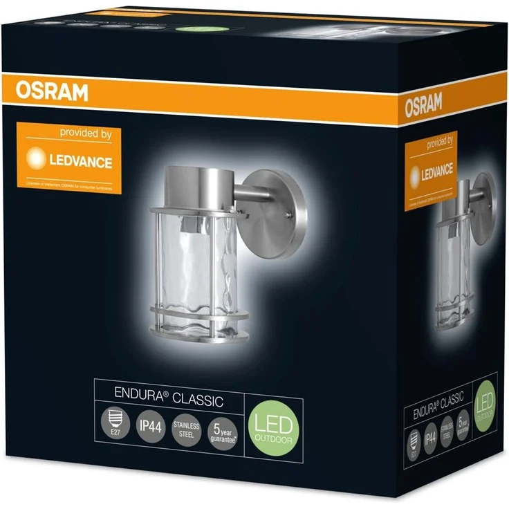 Osram LED Wand- und Deckenleuchte, Leuchte fuer Aussenanwendungen, Sockel E27, Endura Classic Post Down – Bild 6