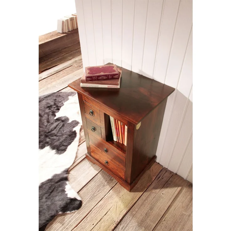 Kommode Akazie 55x40x80 nougat lackiert OXFORD #503 – Bild 3