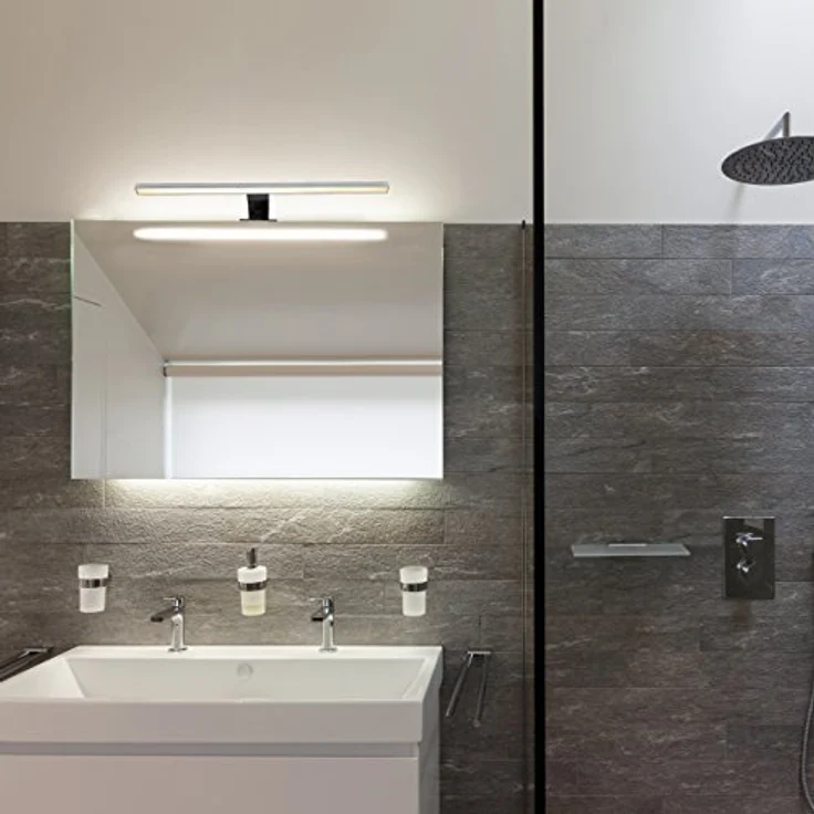 LED Badezimmer Beleuchtung Bad Spiegel-Leuchte Aufbau-Lampe IP44 Schminklicht – Bild 6