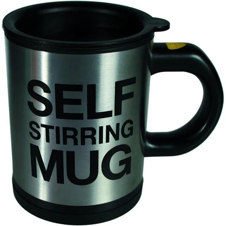 Selbstrührender Kaffeebecher Kaffetasse aus Edelstahl