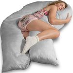 Traumreiter Seitenschläferkissen Traumreiter U Visco Kissen mit Bezug Velour Deluxe