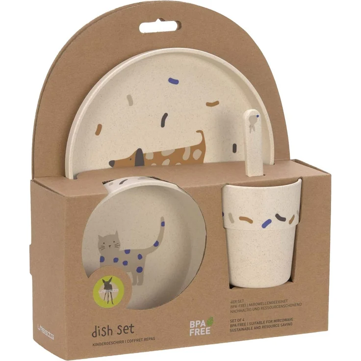Lässig Geschirr-Set 4-tlg. Little Mateys Royal Blau – Bild 9