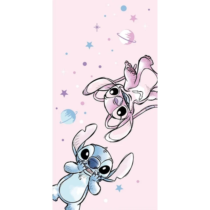 Disney Lilo & Stitch Strandhandtuch – Weiches Polyester-Badetuch 140x70 cm für Kinder – Bild 3