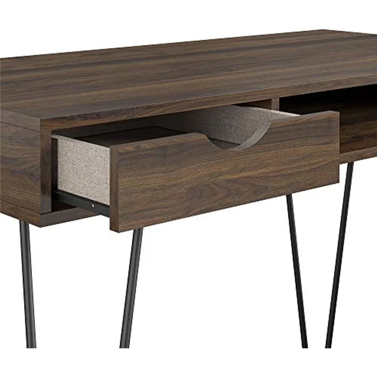 loft24 Schreibtisch Concord, mit Schublade, Hairpin Tischbeine, Breite 78 cm – Bild 4