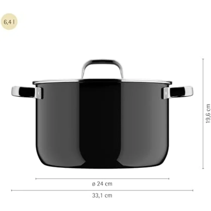 WMF Kochtopf 24cm Fusiontec Mineral Pro Black – Bild 6
