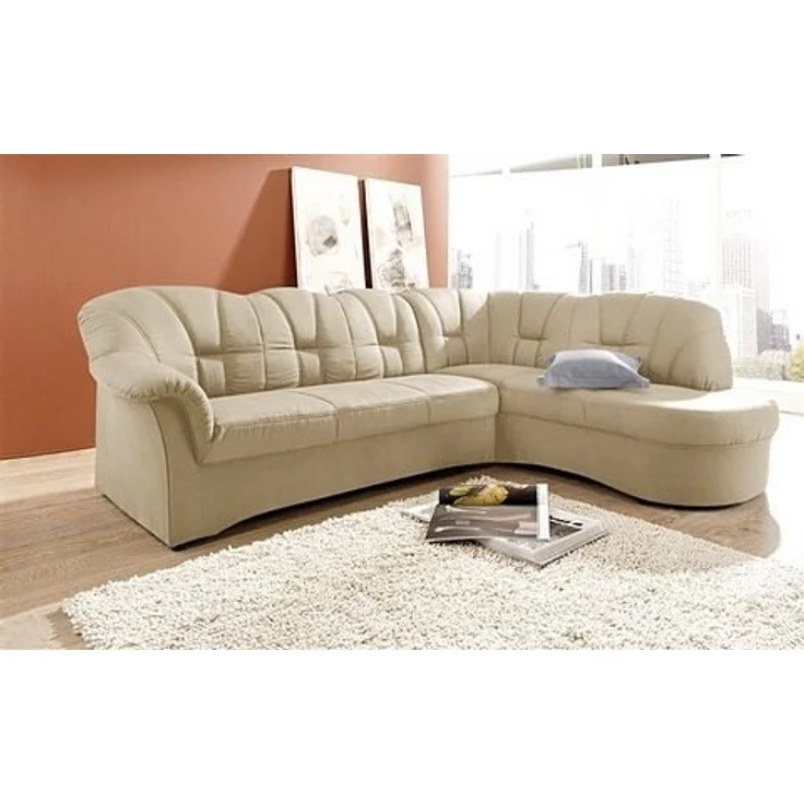 DOMO collection Ecksofa Papenburg L-Form, mit Ottomane, wahlweise mit Bettfunktion – Bild 5