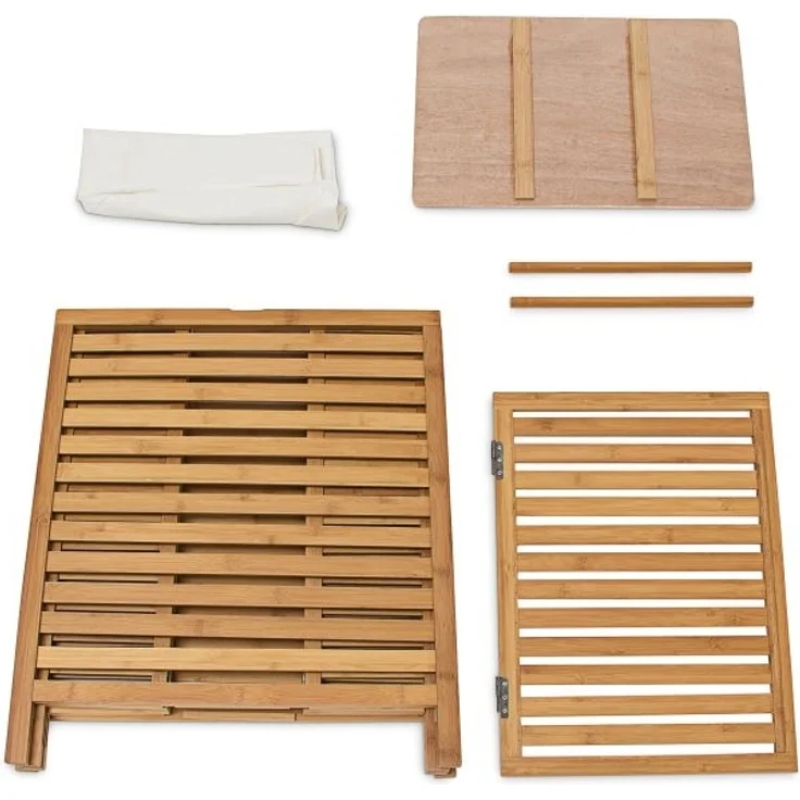 Wäschetruhe Holz – Bild 7