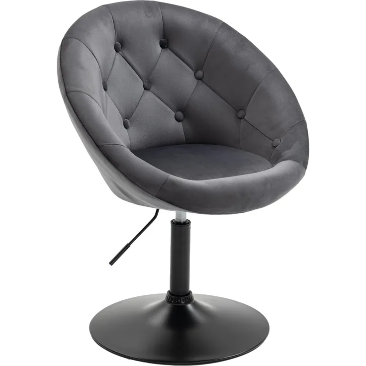 SVITA Chesterfield-Sessel HAVANNA, Retro-Design,Tellerfuß,stufenlos höhenverstellbar