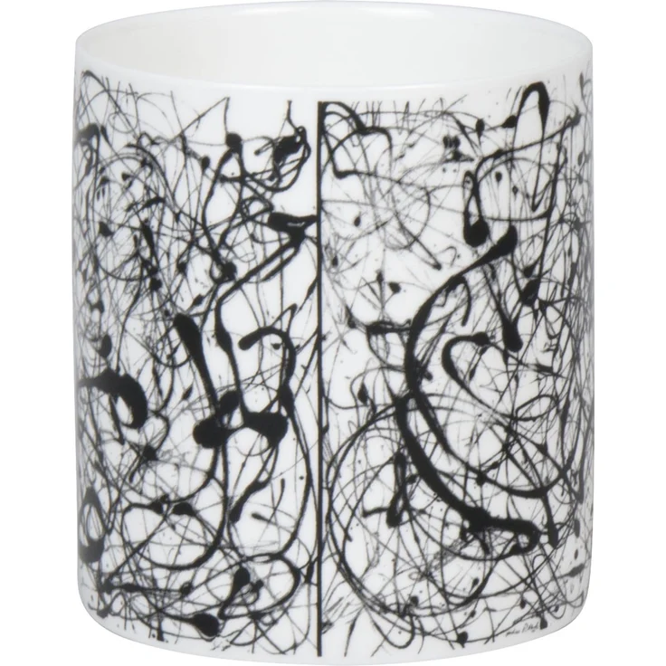 KÖNITZ Becher 1150043053 ARTselection Number 14: Gray by Jackson Pollock, 400 ml, Bone China Porzellan – Bild 3