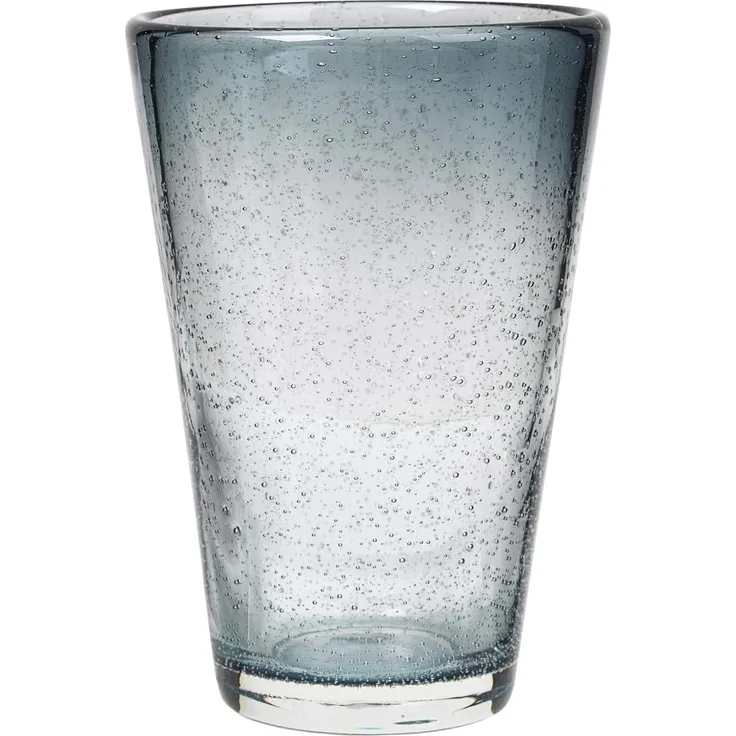 Broste Copenhagen Trinkglas gross BUBBLE grau 0,4 l