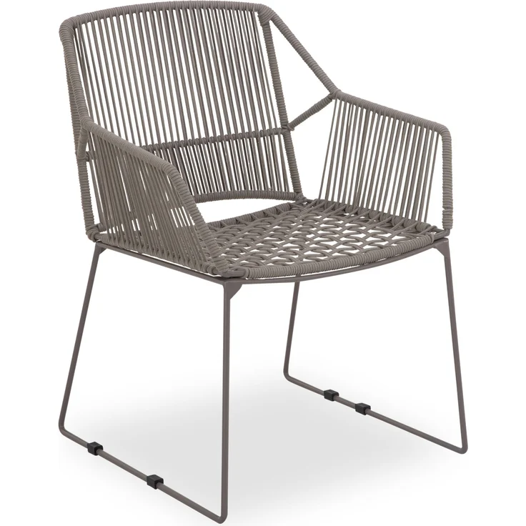 Gartenstuhl SANSIBAR STOCKHOLM BHT 62x83x64 cm braun Stapelstuhl Klappstuhl – Bild 2