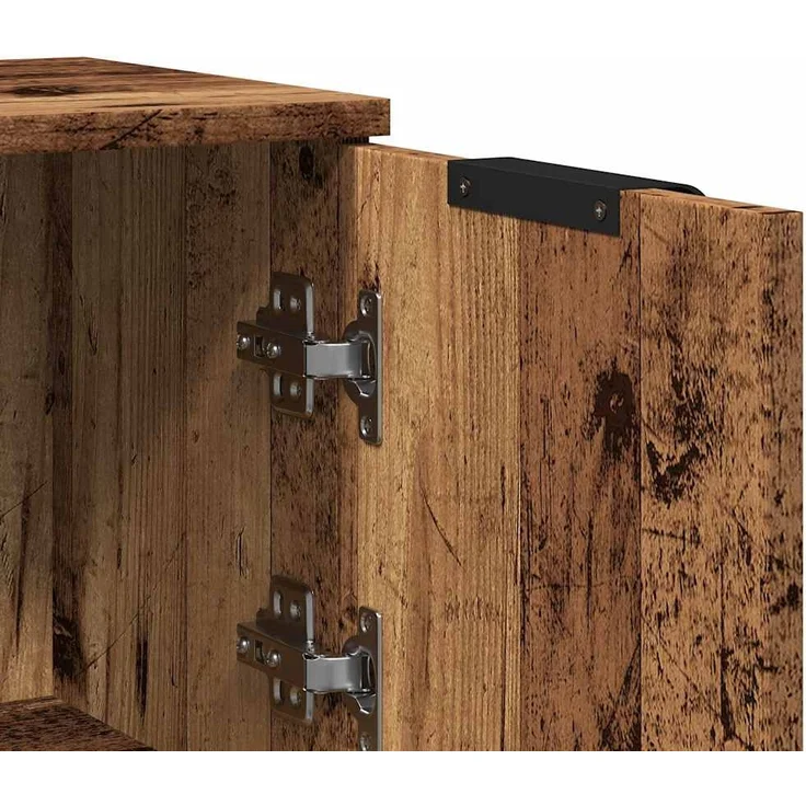 vidaXL Sideboards 2 Stk. Altholz-Optik 30x30x70 cm Holzwerkstoff 856960 – Bild 8