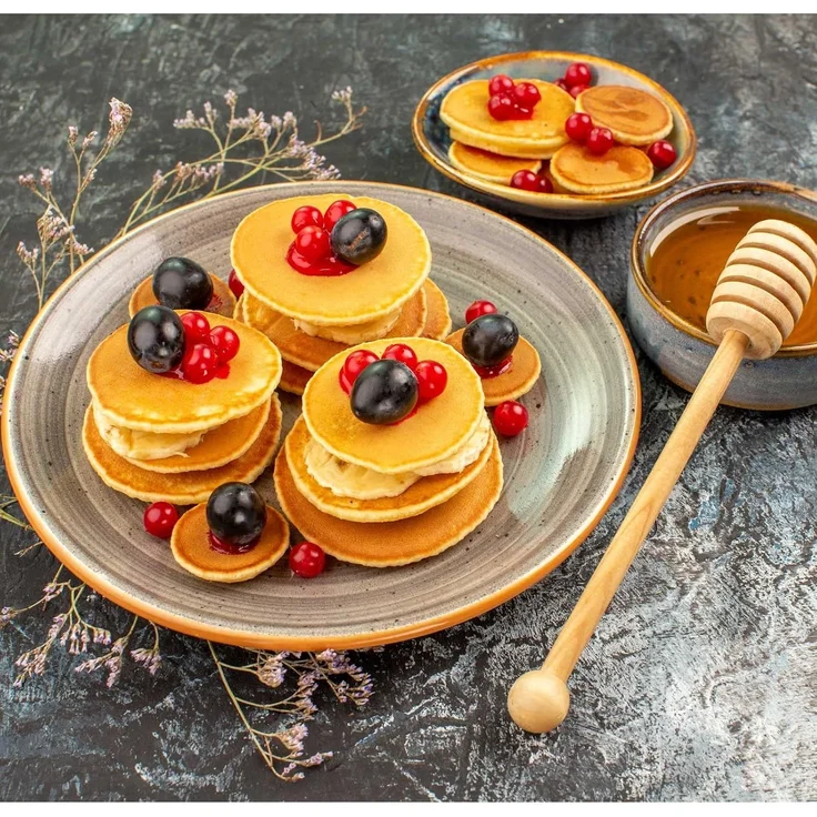 Pancakes Bratpfanne Pancake Pfannkuchen 3-fache Beschichtung Spiegeleier Oladji – Bild 6