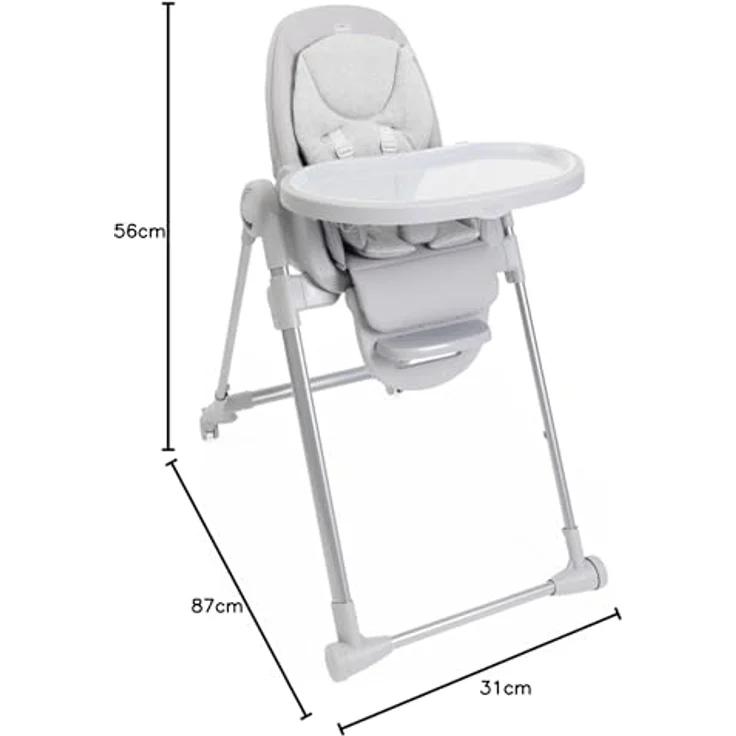 Chicco Polly Armonia Hochstuhl - Steel Grau – Bild 11