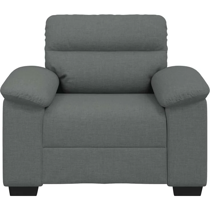 vidaXL Sessel Dunkelgrau 100x81x84 cm Stoff 4105288 – Bild 4