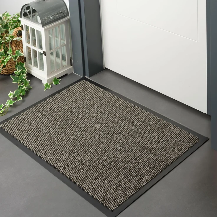 Furni24 Fußmatte - Beige-Schwarz, 60 x 90 cm – Bild 3