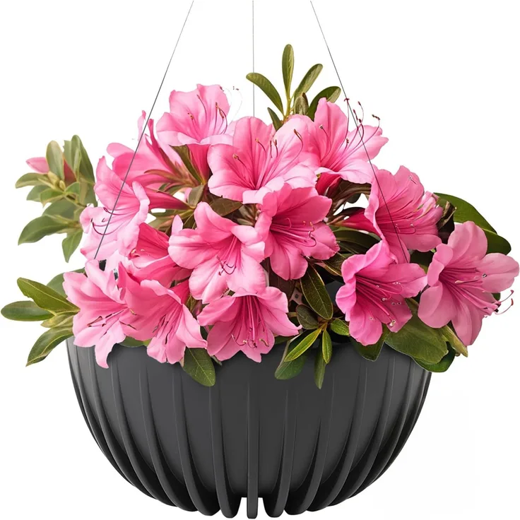 KONZEPT Blumenampel hängend Blumentopf 30cm Durchmesser, Hängetopf für Pflanzen, aus Kunststoff