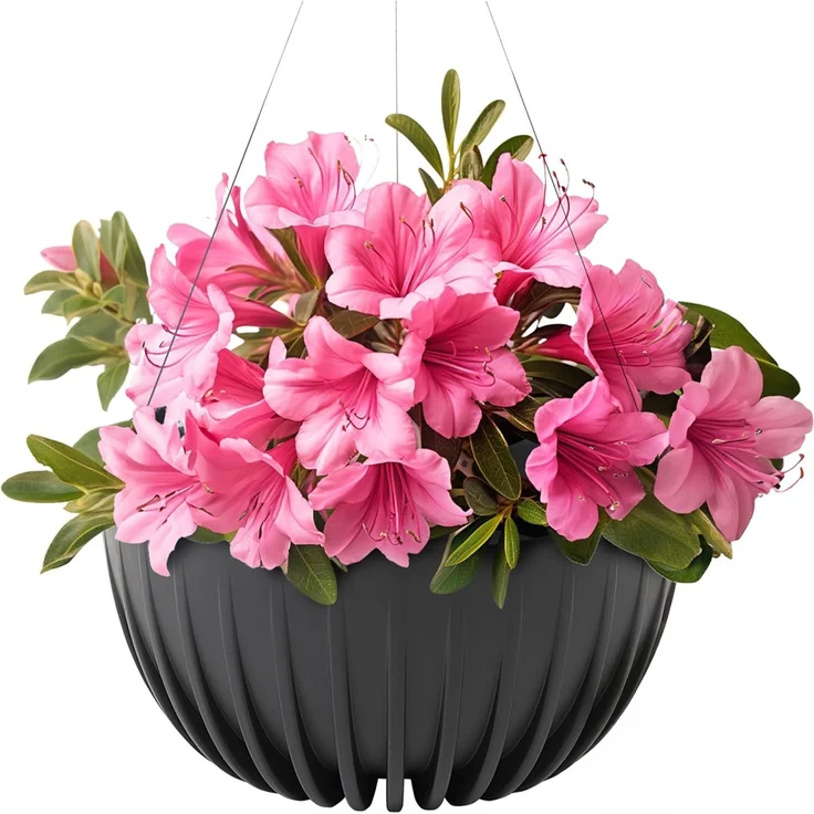 KONZEPT Blumenampel hängend Blumentopf 30cm Durchmesser, Hängetopf für Pflanzen, aus Kunststoff – Bild 1