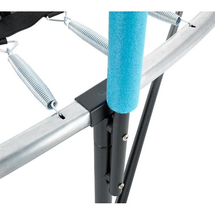 TP Toys Trampolin 'Genius 12' | inkl. Sicherheitsnetz | Schwarz/blau | 365 x 365 x 269 cm – Bild 9