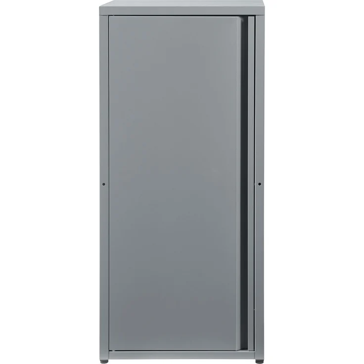 [en. casa] 'Burlöv' Metallschrank, Stahl Grau, 88 x 40 x 35 cm – Bild 5