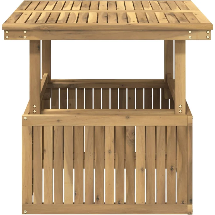 vidaXL Gartenkaffee Tisch aus massivem Akazienholz höhenverstellbar 901706 – Bild 5