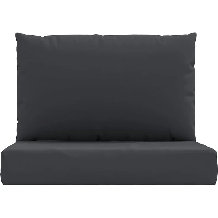 vidaXL Palettenkissen 2-tlg. Schwarz Oxford-Gewebe 361761 – Bild 3