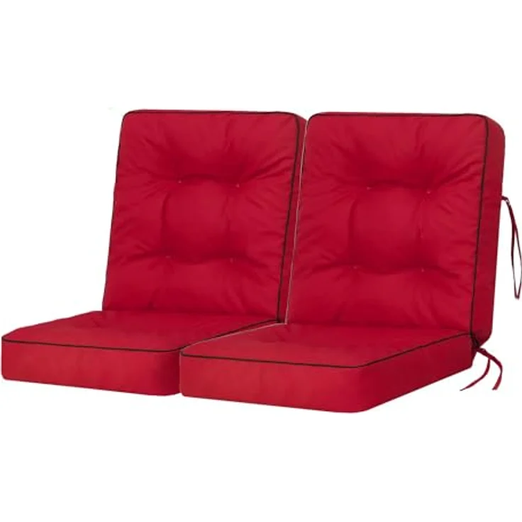 Bjird Bankauflage Venus 50 cm, 60 cm, 100 cm, 120 cm, 150 cm, 180 cm, (2 St), für Gartenbank und Hollywoodschaukel – Bild 2