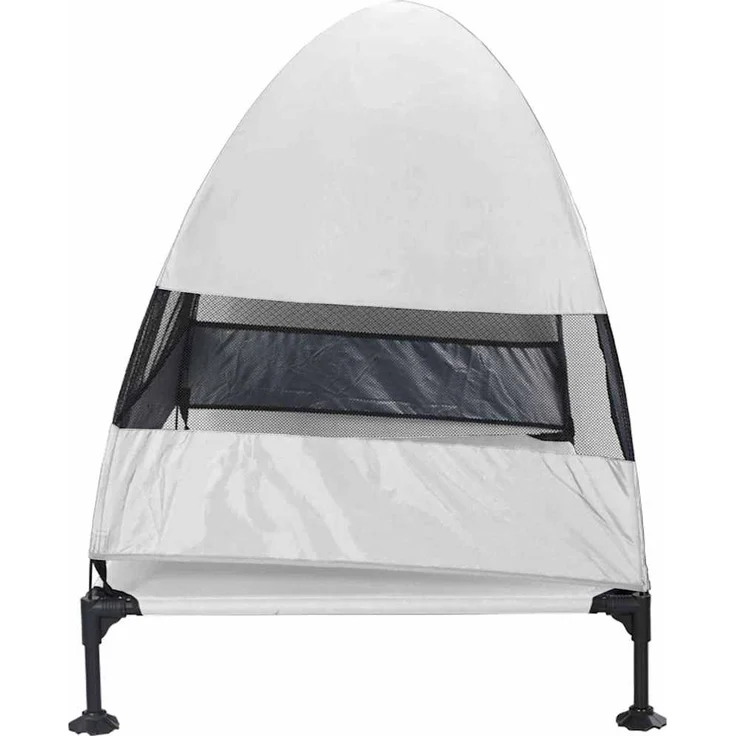 vidaXL Hochgelegtes Hundebett Silber Grau 127 x 81 x 108 cm 42008222 – Bild 4