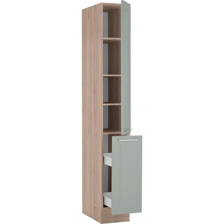 BASIC by Balculina Vorratsschrank Marsi Breite 30 cm, Türanschlag wechselbar, mit Soft-Close-Funktion – Bild 3