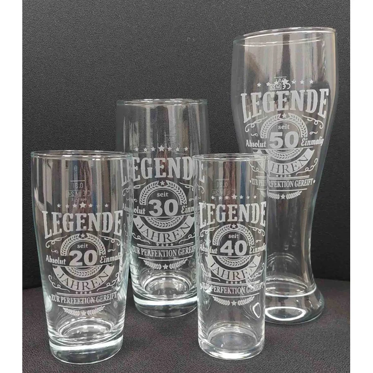 Luxentu Kölschglas Bierglas Kölner Stange 0,2l mit Eichung - Legende seit 30 Jahren – Bild 5