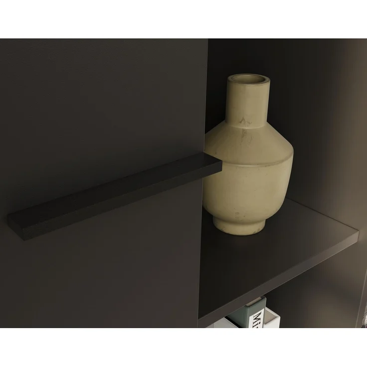 Germania Aktenschrank 2237-547 GW-Rovigo, in Graphit, Tür schließt nur 2/3 des Schranks, 64 x 190 x 34 cm (BxHxT) – Bild 7