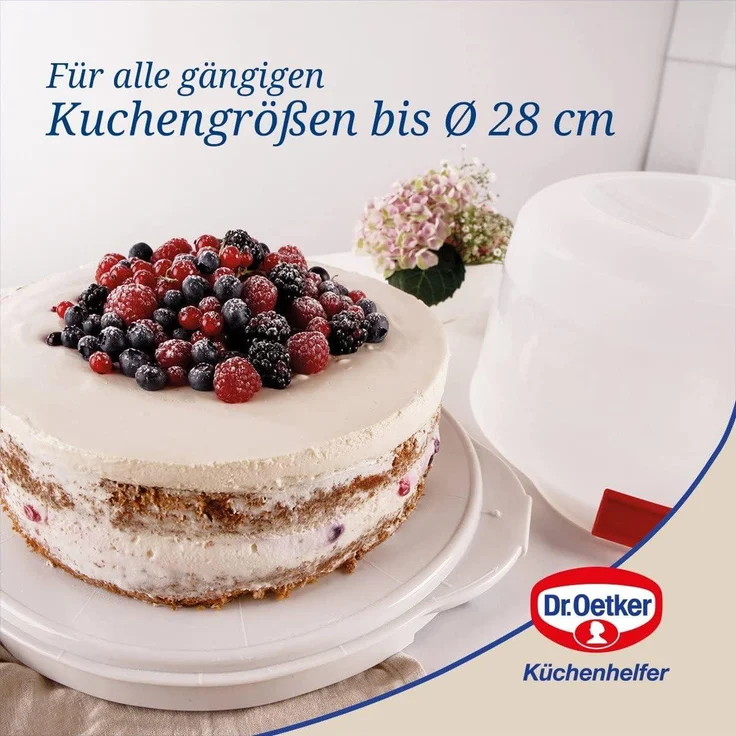 Dr. Oetker - Kuchentransportbox Kuchenbehälter mit Fach für Kühlakkus 1015 – Bild 7
