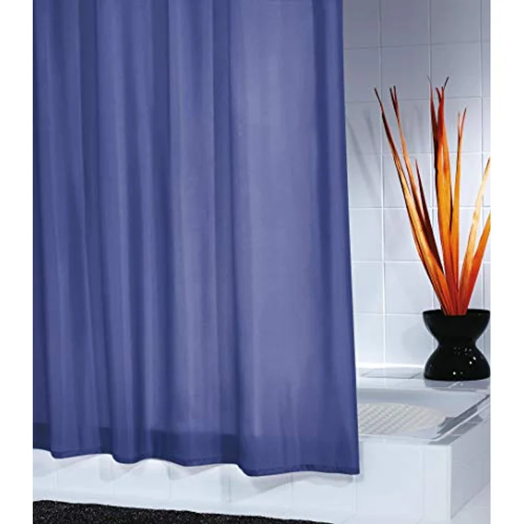Ridder Duschvorhang Madison ultramarinblau Breite 180 cm – Bild 3