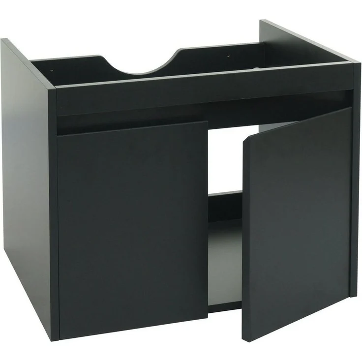 MCW Waschbeckenunterschrank MCW-L86-U Soft-Close-System, Aussparung für Siphon