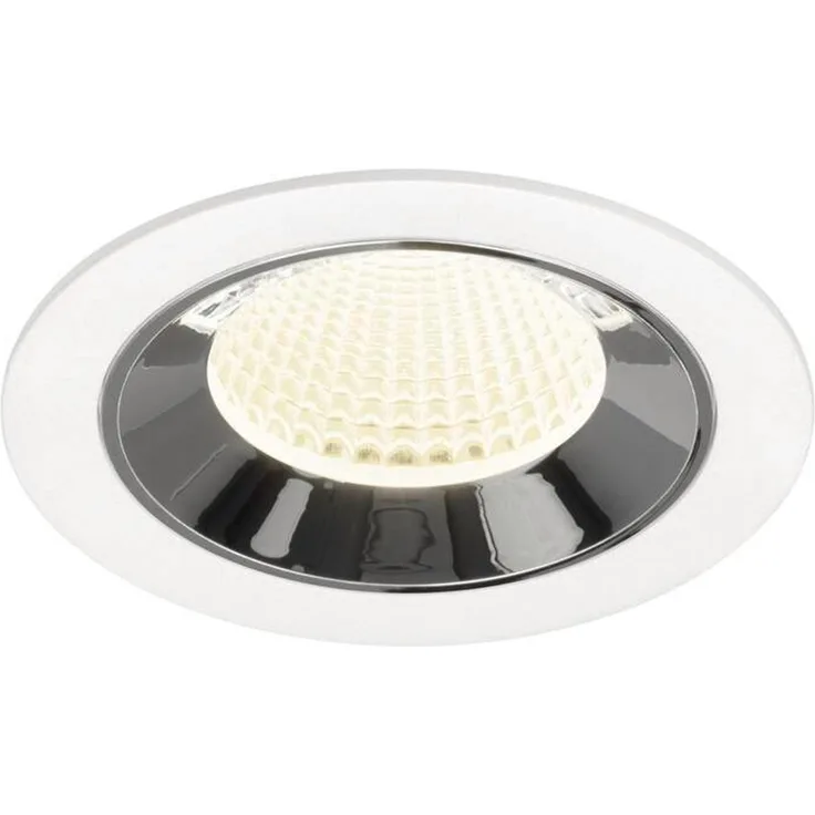 SLV NUMINOS® M, Deckeneinbauleuchte weiß/chrom 4000 K 40° - Downlights