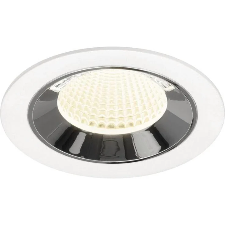 SLV NUMINOS® M, Deckeneinbauleuchte weiß/chrom 4000 K 40° - Downlights