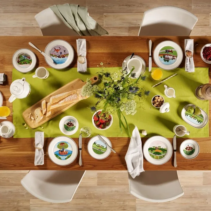 Villeroy & Boch Design Naif Brotteller ø 17 cm Dörfchen