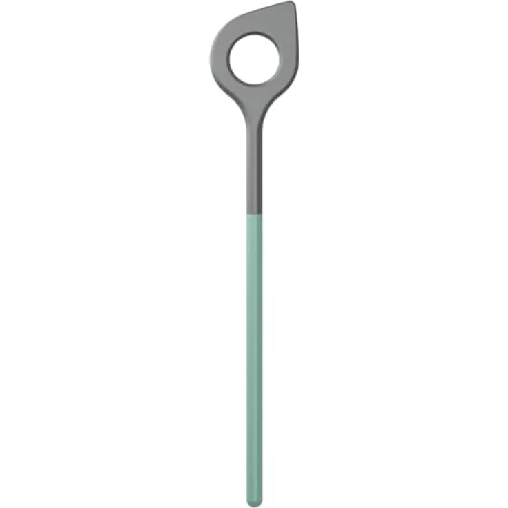 Rosti New Optima Nylon Kochlöffel mit Loch 31 cm Nordic Green