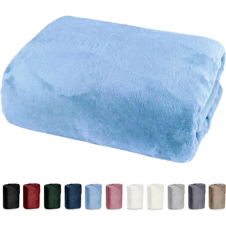 heimtexland Spannbettlaken Cashmere Touch Spannbetttuch Super Soft Bettlaken, Microfaser, Gummizug: rundum, kuschelig weich I Rundum-Gummizug I Matratzenhöhe bis 25 cm I