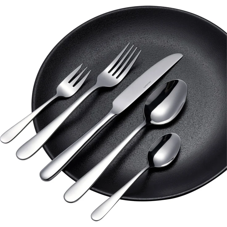 Hanseatic Besteck-Set BASIC (60-tlg), 12 Personen, Edelstahl 18/10, modischer Klassiker – Bild 2