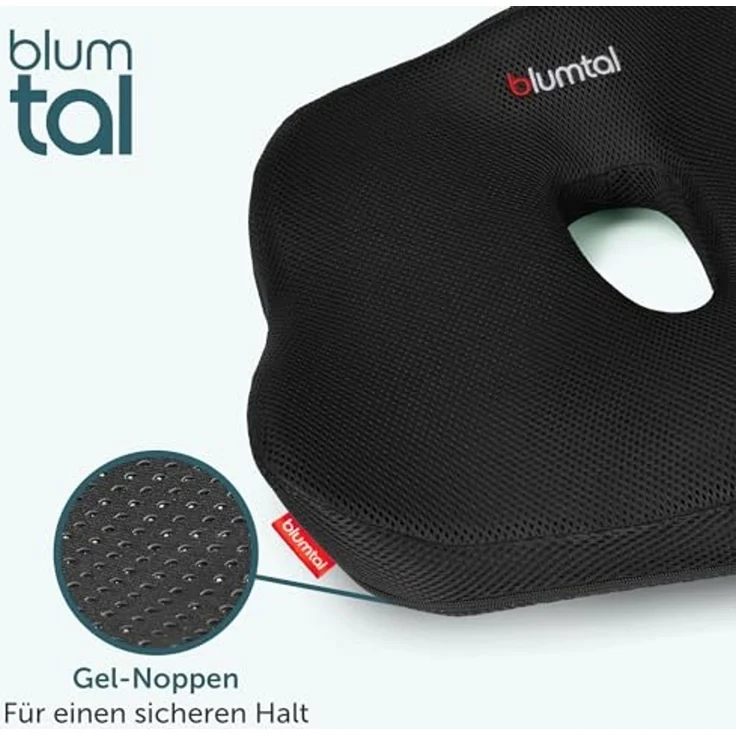 Blumtal Sitzkissen Ergonomisches Sitzkissen, Hämorrhoiden Sitzkissen, ideal für Büro & Auto – Bild 7