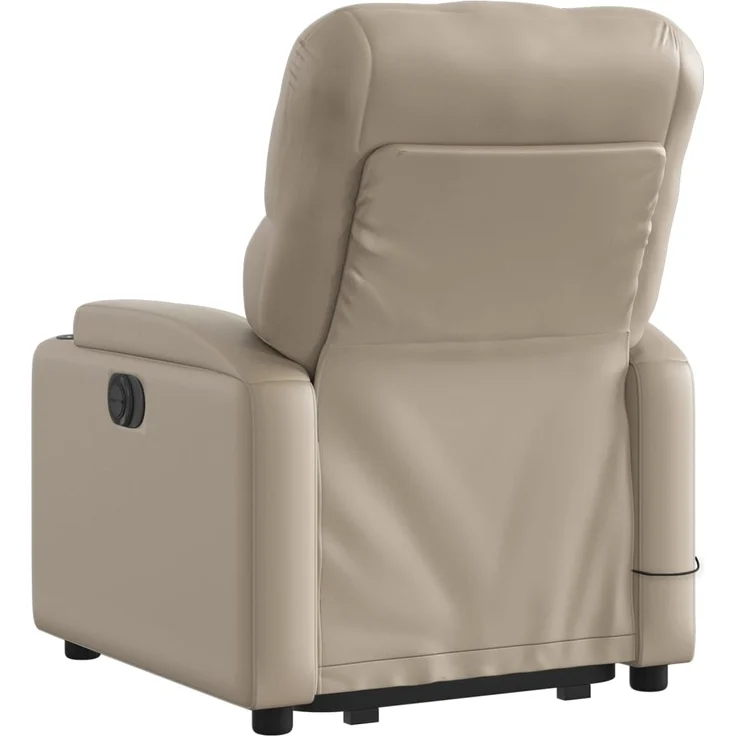 vidaXL Massagesessel mit Aufstehhilfe Cappuccino-Braun Kunstleder 3204785 – Bild 3