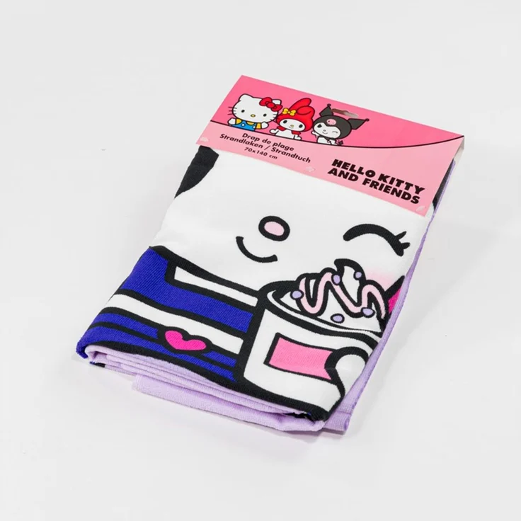Hello Kitty Strandtuch 70 × 140 cm leicht und schnelltrocknend – Bild 4