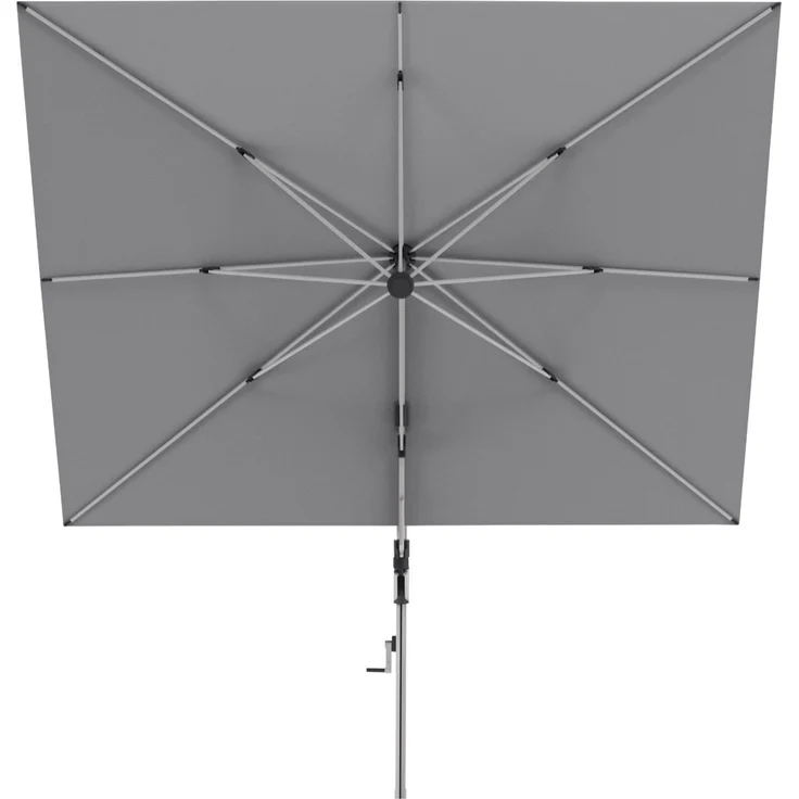 Knirps Sonnenschirm / Ampelschirm "Hyperion Prestige 330x240", stone, 330x240 cm – Bild 5
