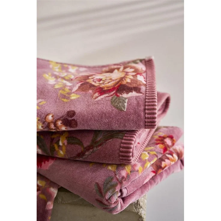 Pip Studio Gästehandtuch Secret Garden Mauve (30x50 cm) 278602 – Bild 3