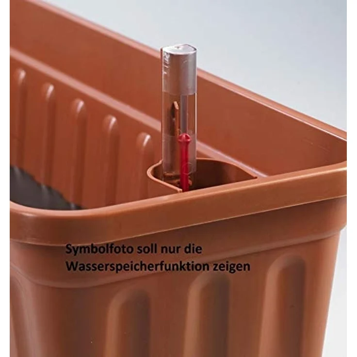 alpfa 852539 Pflanzkasten mit Bewässerung - 60 cm - Farbe: ANTHRAZIT – Bild 4