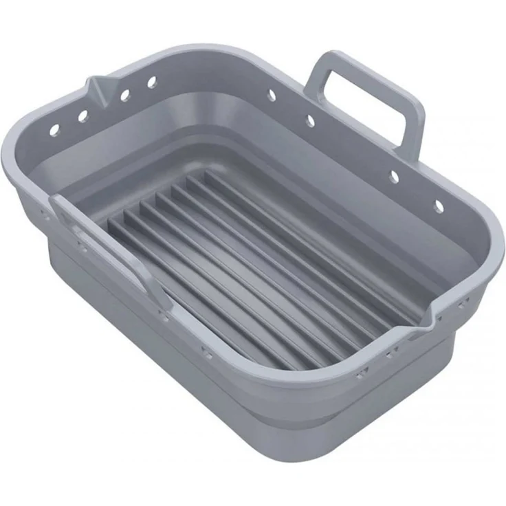 Klausberg SILIKONEINSATZ für Fritteuse 14,5/8,3/14,6 cm Grau KB7791
