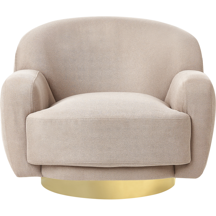 Sessel LEJRE Stoff Taupe – Bild 4